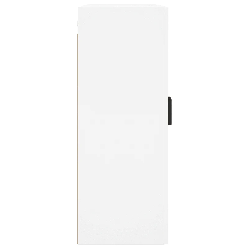 Lot de 2 armoires murales rangement pratique 69,5 x 34 x 90 cm en bois d'ingénierie blanc 02_0055358