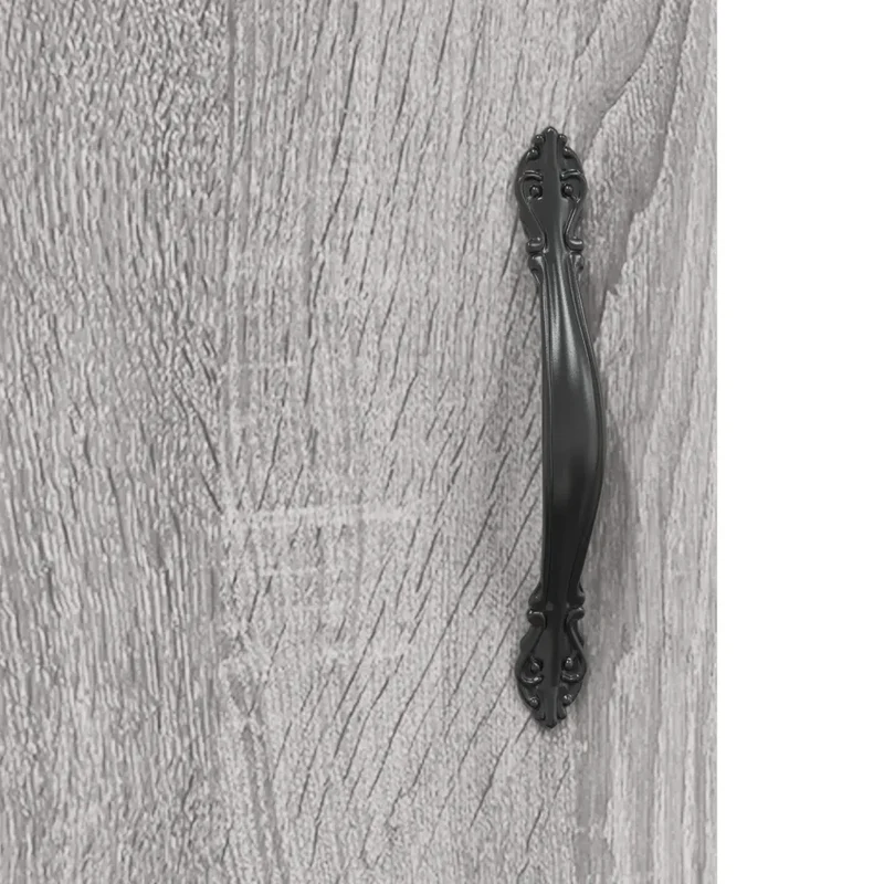 Armoire murale élégante avec grand espace de rangement 69,5 x 34 x 90 cm en bois d'ingénierie gris sonoma 02_0048912