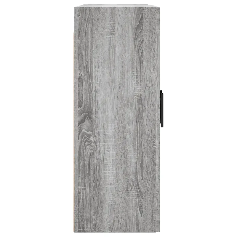 Armoire murale design pratique rangement 69 x 34 x 90 cm en bois d'ingénierie gris 02_0048645