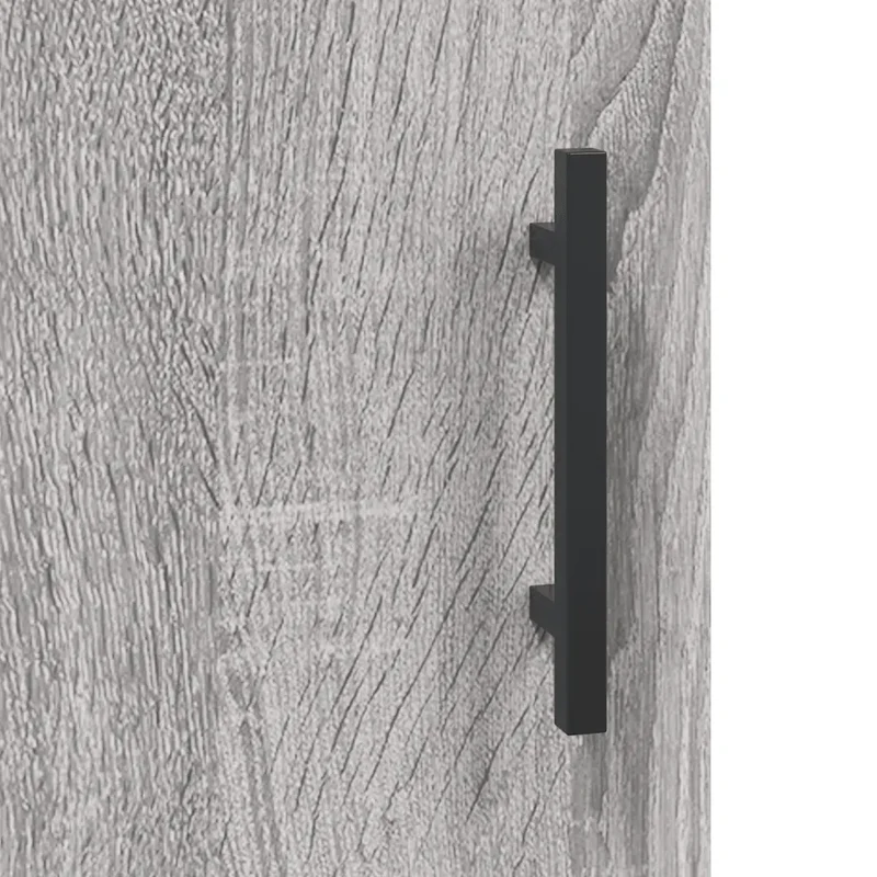 Armoire murale design pratique rangement 69 x 34 x 90 cm en bois d'ingénierie gris 02_0048645