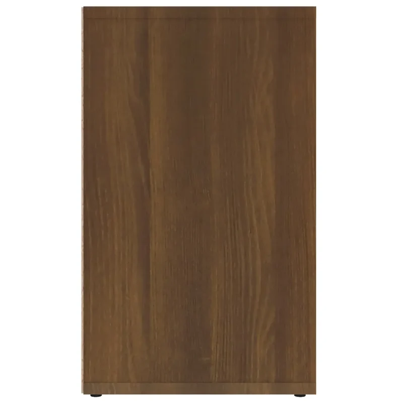 Armoire à chaussures pratique 52,5 x 30 x 50 cm 6 compartiments moderne en bois d'ingénierie chêne marron 02_0048439