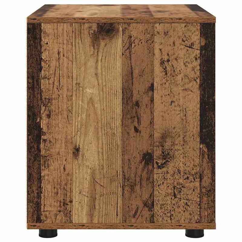 Armoire de rangement rectangulaire pratique minimaliste chambre salon 60 x 48 x 57 cm en bois ancien 02_0054609