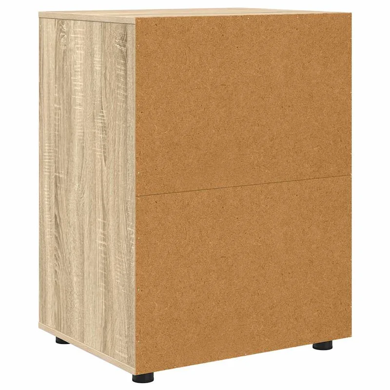 Armoire de rangement pratique avec tiroirs 60 x 48 x 81 cm en bois d'ingénierie chêne sonoma 02_0054633