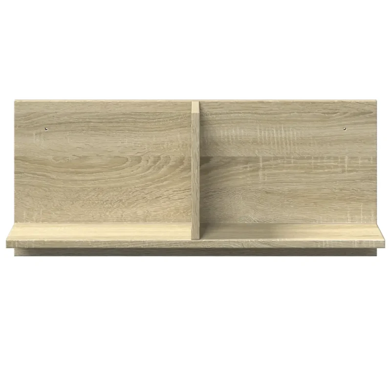 Armoire murale flottante design moderne gain de place 70 x 16 x 30 cm en bois d'ingénierie chêne sonoma 02_0050579