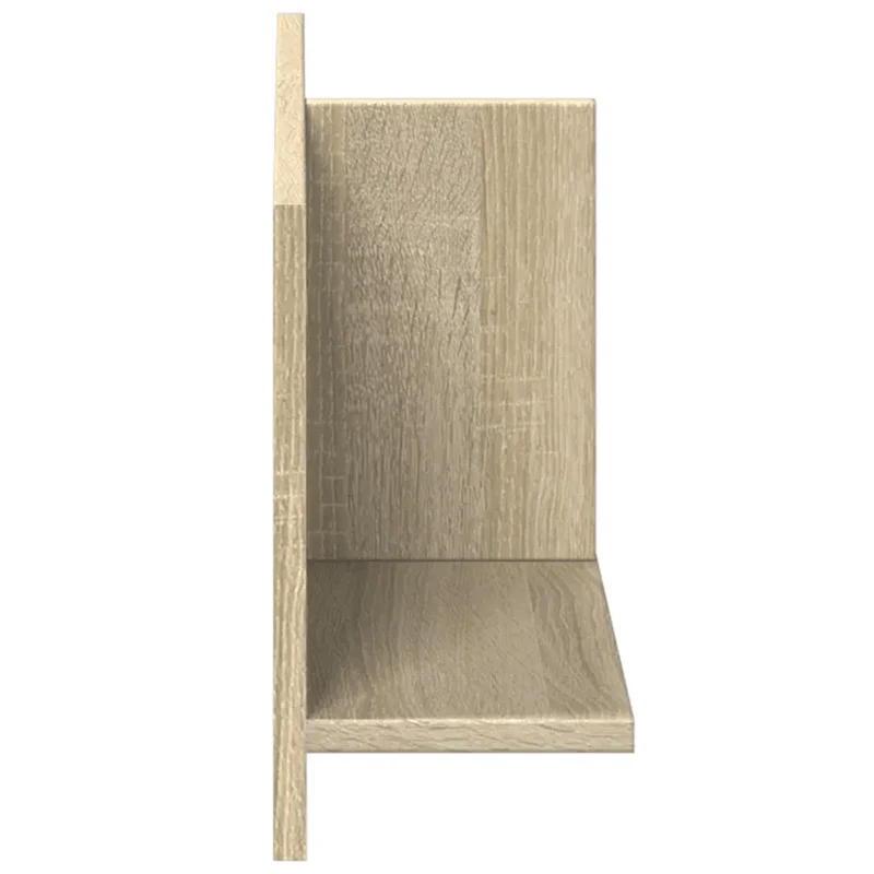 Armoire murale flottante design moderne gain de place 70 x 16 x 30 cm en bois d'ingénierie chêne sonoma 02_0050579