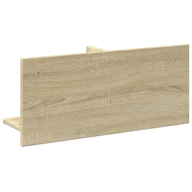 Armoire murale flottante design moderne gain de place 70 x 16 x 30 cm en bois d'ingénierie chêne sonoma 02_0050579