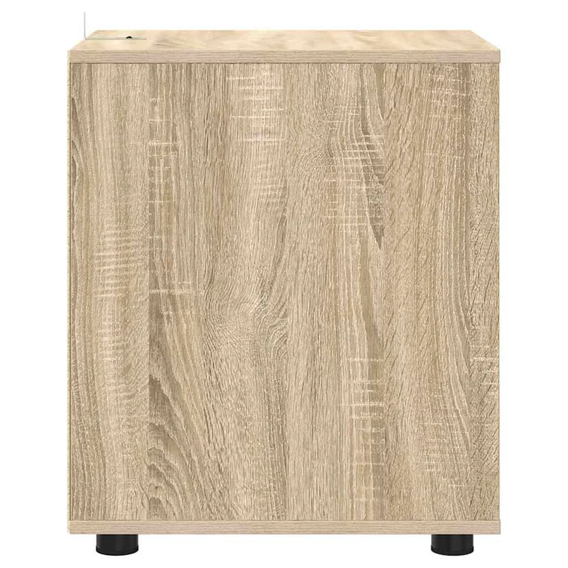 Armoire de rangement minimale avec tiroirs 40 x 48 x 57 cm en bois d'ingénierie chêne sonoma 02_0054613