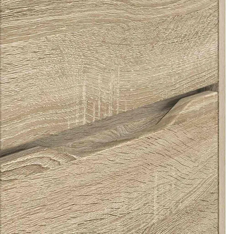 Armoire de rangement minimale avec tiroirs 40 x 48 x 57 cm en bois d'ingénierie chêne sonoma 02_0054613
