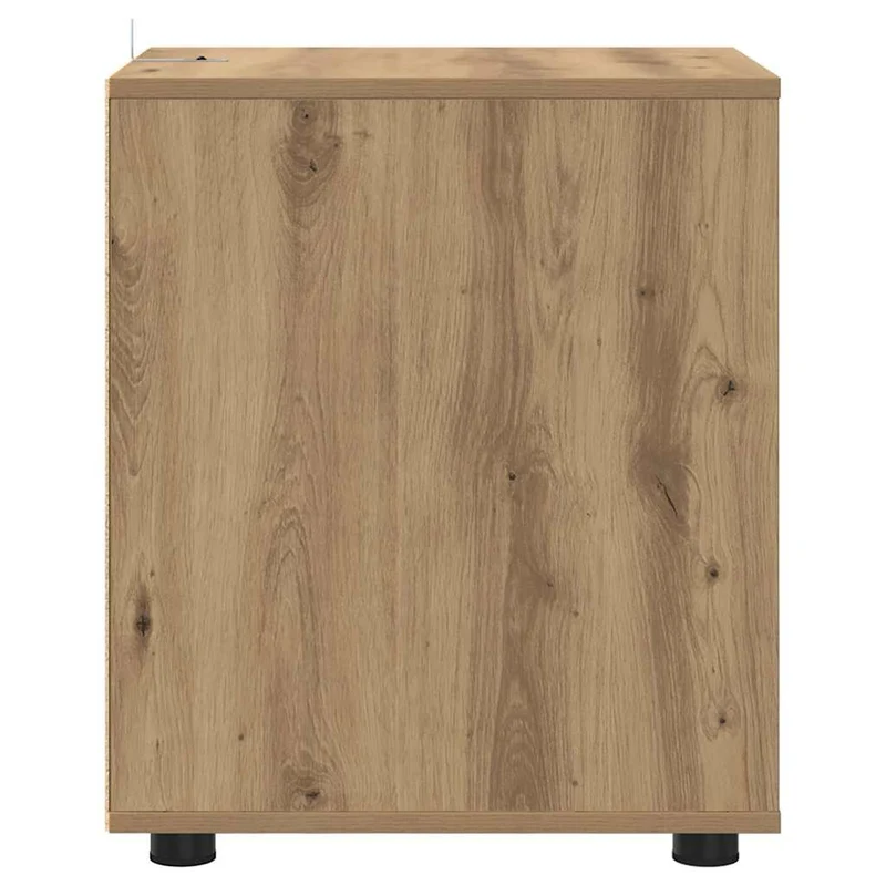 Armoire de rangement fonctionnelle minimaliste 40 x 48 x 57 cm en bois d'ingénierie chêne artisanal 02_0054620