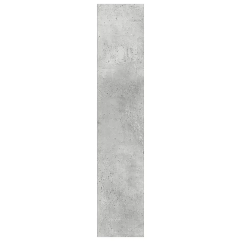 Armoire à chaussures murale moderne design épuré 60 x 18 x 90 cm gain de place en aggloméré gris béton 02_0047898