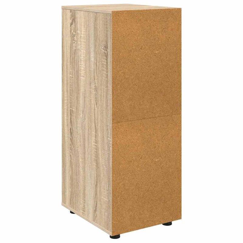 Armoire de rangement minimaliste avec tiroirs 40 x 48 x 105 cm en bois d'ingénierie chêne sonoma 02_0054653
