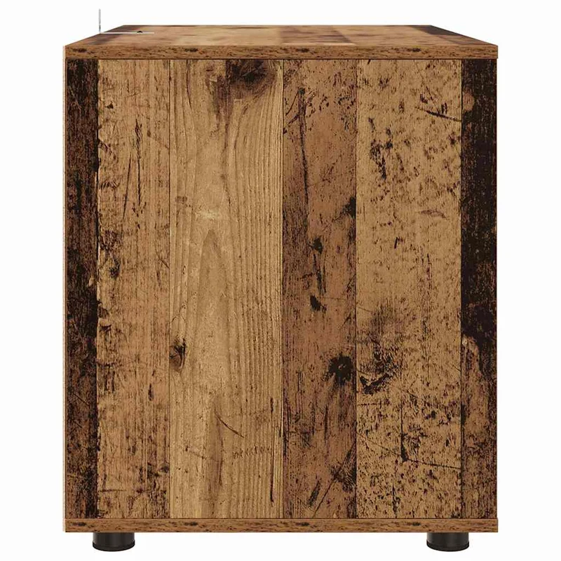 Armoire de rangement en bois ancien 80 x 48 x 57 cm avec tiroirs pratiques design minimaliste 02_0054599