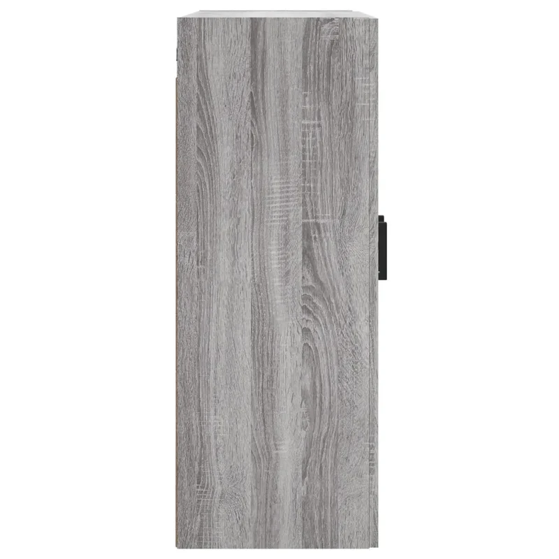 Armoire murale design moderne espace de rangement 69,5 x 34 x 90 cm en bois d'ingénierie gris 02_0048917