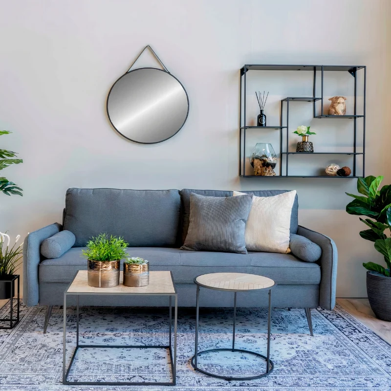 Miroir scandinave - Flåm Ø60cm