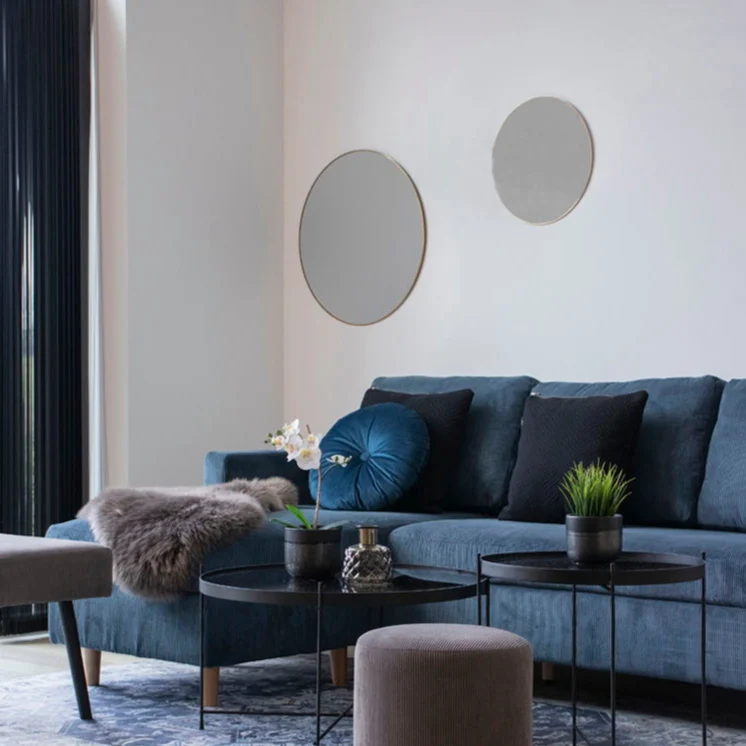 Miroir scandinave - Selfoss Ø40cm