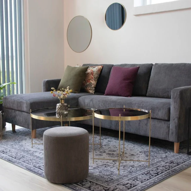 Miroir scandinave - Selfoss Ø40cm