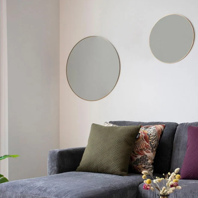 Miroir scandinave - Selfoss Ø40cm
