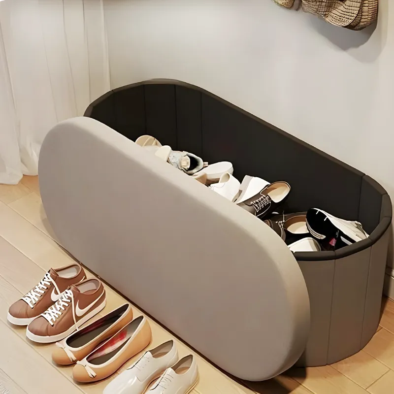Banc Coffre de Rangement Pliable | Design Minimaliste et Moderne