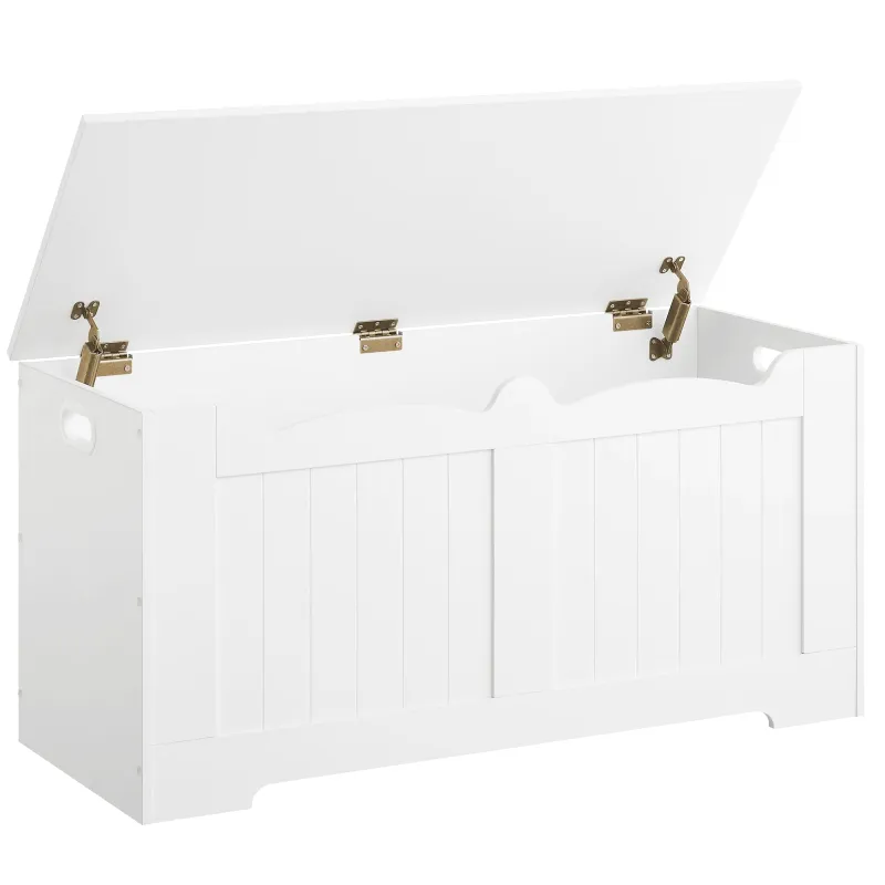 Banc Coffre de Rangement Minimaliste en Bois | Design Épuré