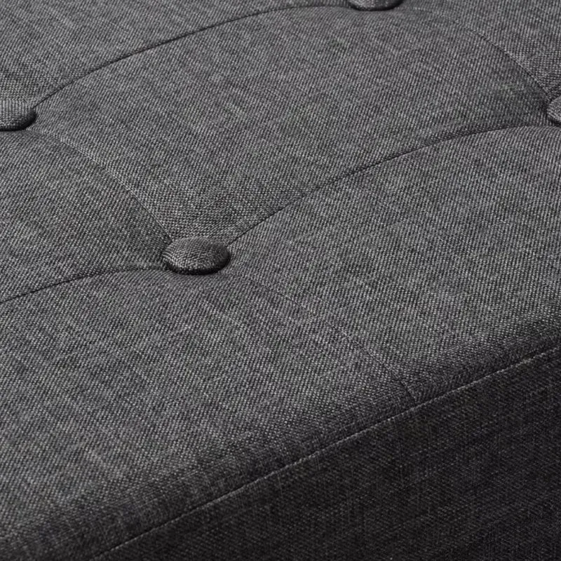 Banc Coffre Pliable avec Assise Capitonnée | Style Ottoman Design