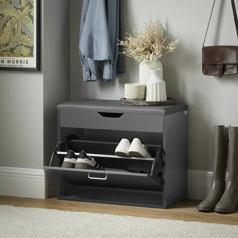 Banc de Rangement pour Entrée Design | Assise Confortable