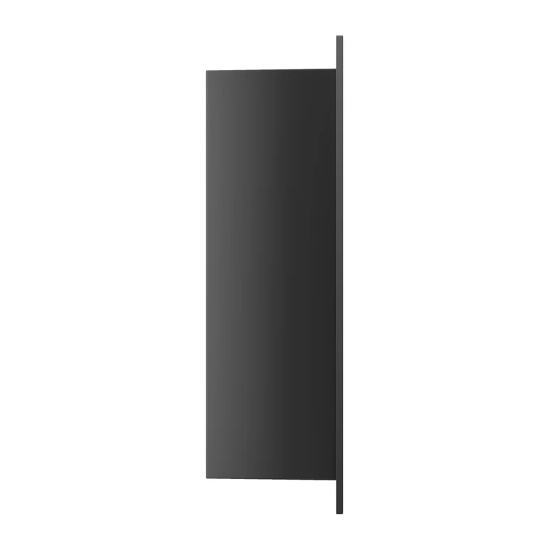 Niche murale de douche en acier inoxydable, niche de douche encastrée, étagère individuelle de stockage pour salle de bains, pas de carrelage nécessaire, 60 x 30 x 10 cm, noir