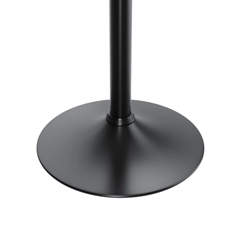 SIRHONA Lot de 2 Tabourets de Bar Chaise avec Dossier et Repose pieds Style modern Marron siège Noire base