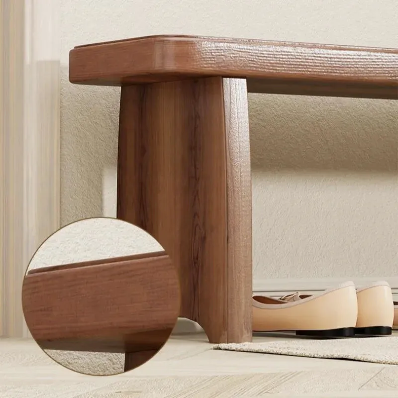 Banc d'entrée en Bois Massif | Design Minimaliste Moderne