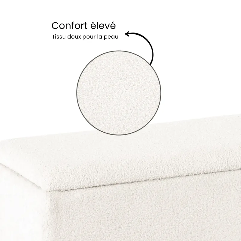 Banc Coffre Déco en Velours | Rangez Vos Objets Sans Sacrifier le Style