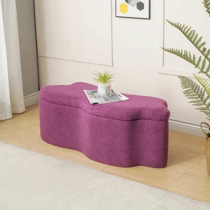 Banc d’Entrée Design Nuage Wabi-Sabi | Style Ottoman