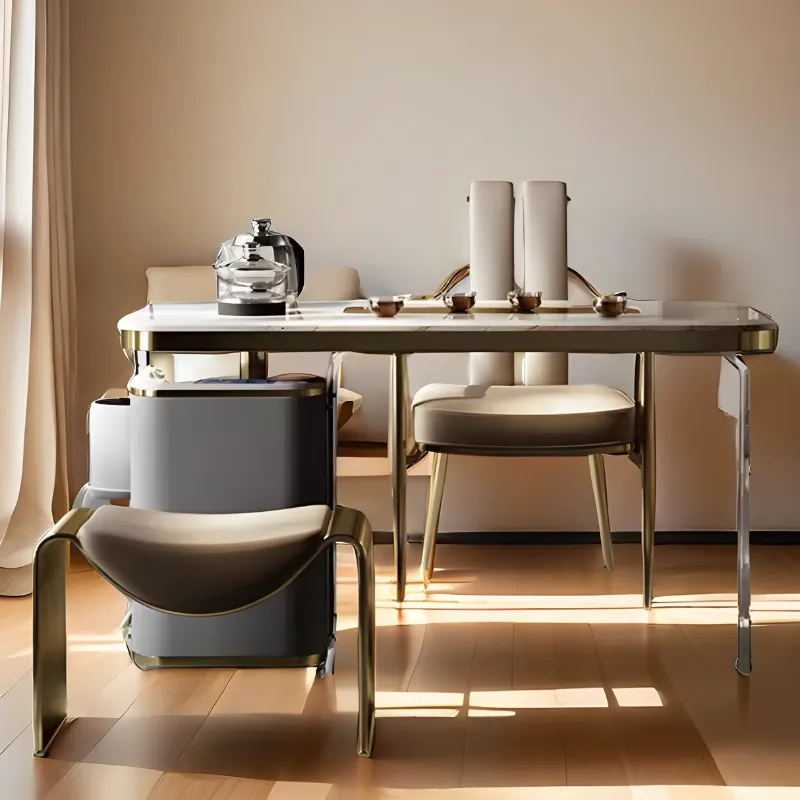 Banc de Chambre Luxe et Minimalisme | Structure Métal et Style Italien