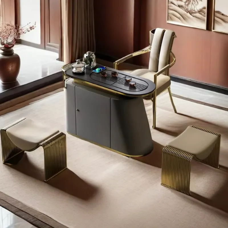 Banc de Chambre Luxe et Minimalisme | Structure Métal et Style Italien