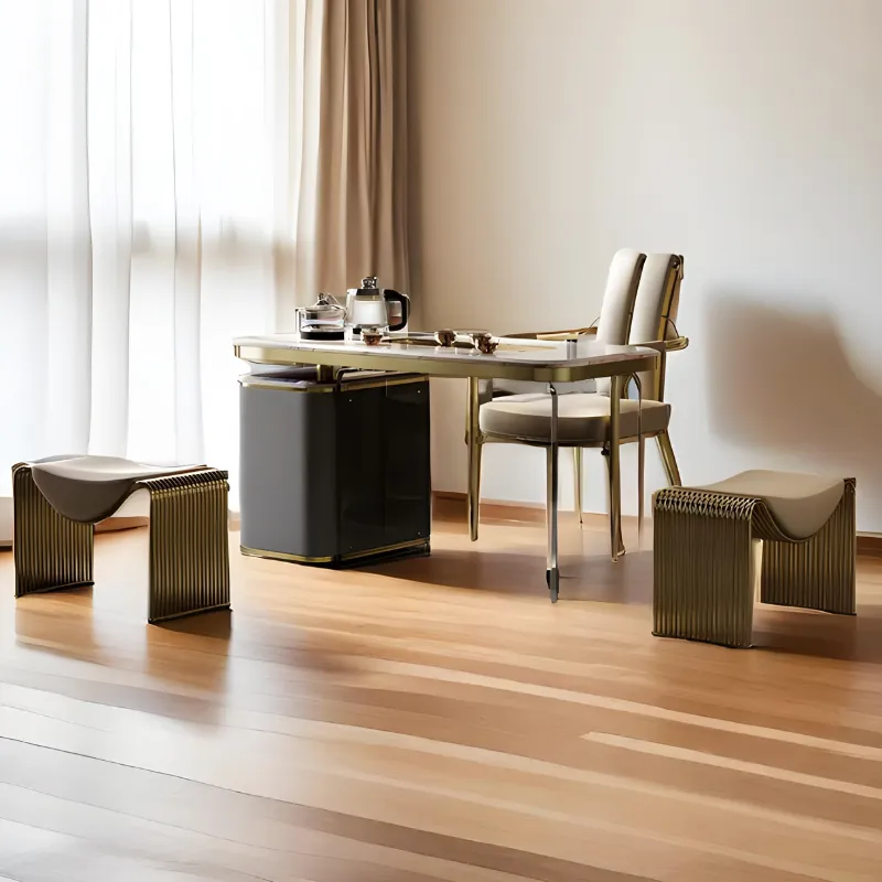 Banc de Chambre Luxe et Minimalisme | Structure Métal et Style Italien