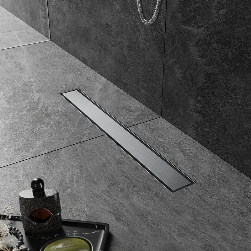 SIRHONA Caniveau Douche Italienne 60cm ~ 110cm à carreler