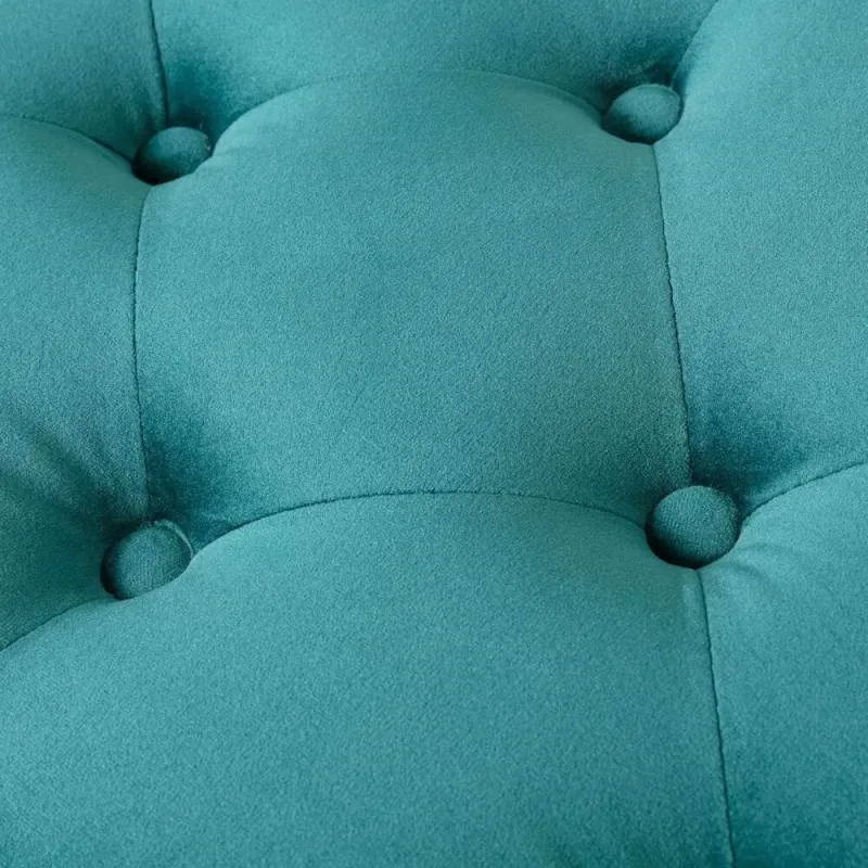 Banc Bout de Lit en Velours Rembourré | Design Minimaliste