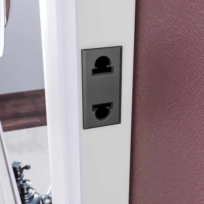 SIRHONA Miroir de salle de bains Anti-buée avec éclairage led Avec prise rasoir Miroir grossissant 3X 1000 x 600 x 40mm