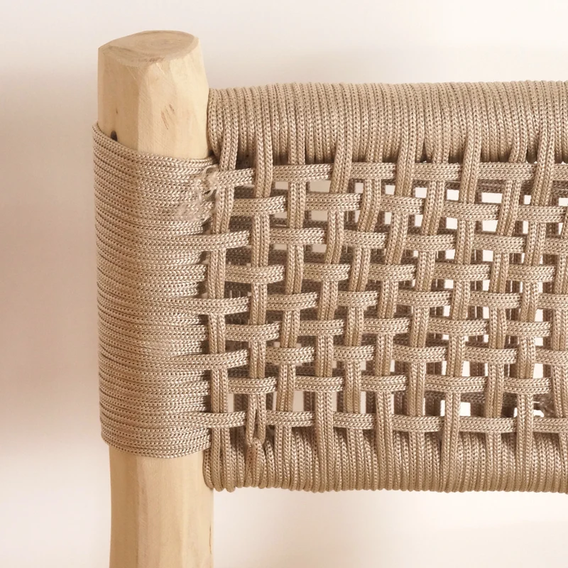 Chaise haute en bois et nylon 60cm