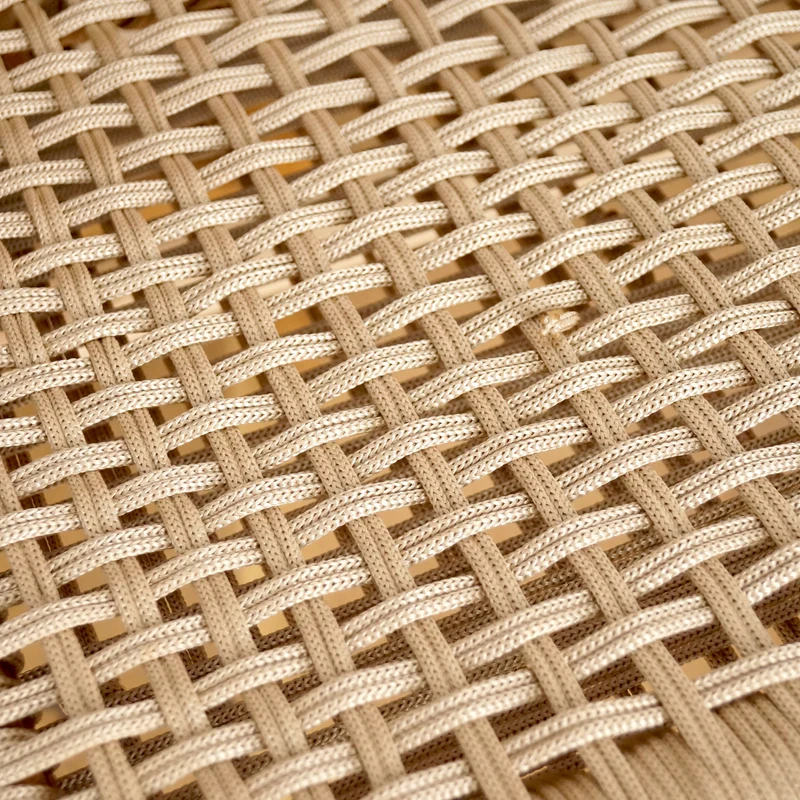 Banc en bois et assise en nylon Beige
