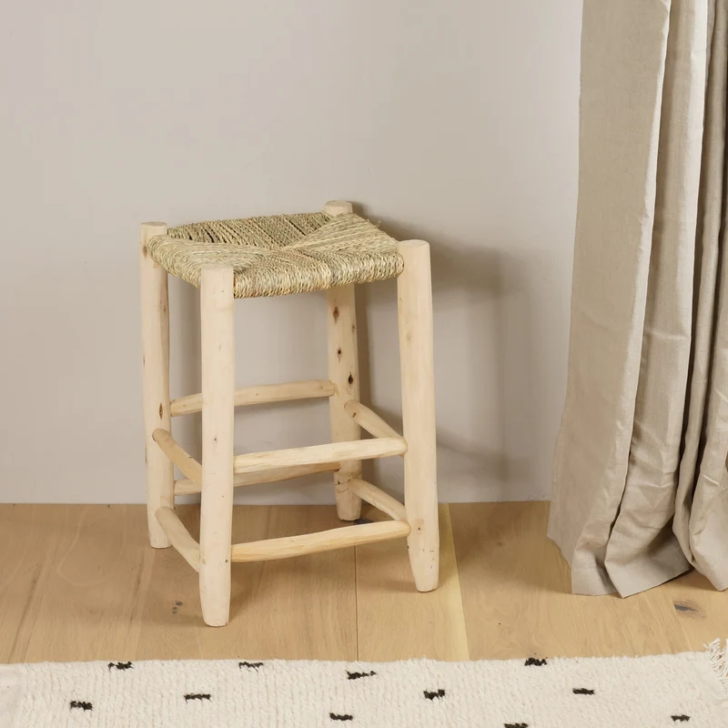 Tabouret de bar en bois - 50cm