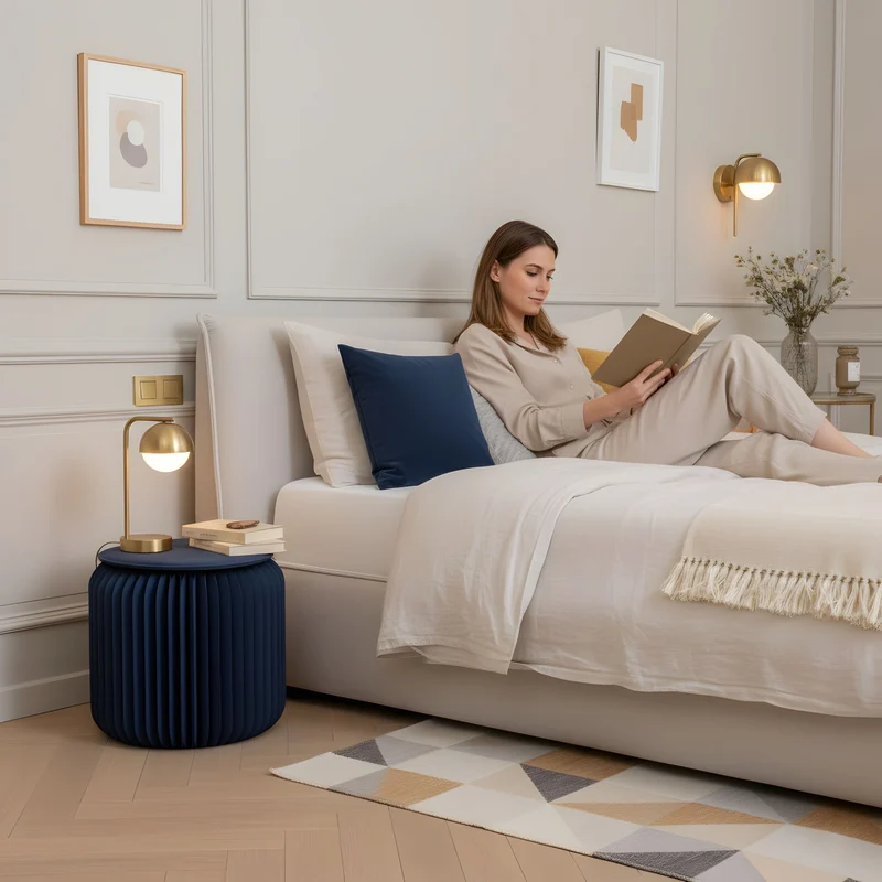 Tabouret pliable, Léon