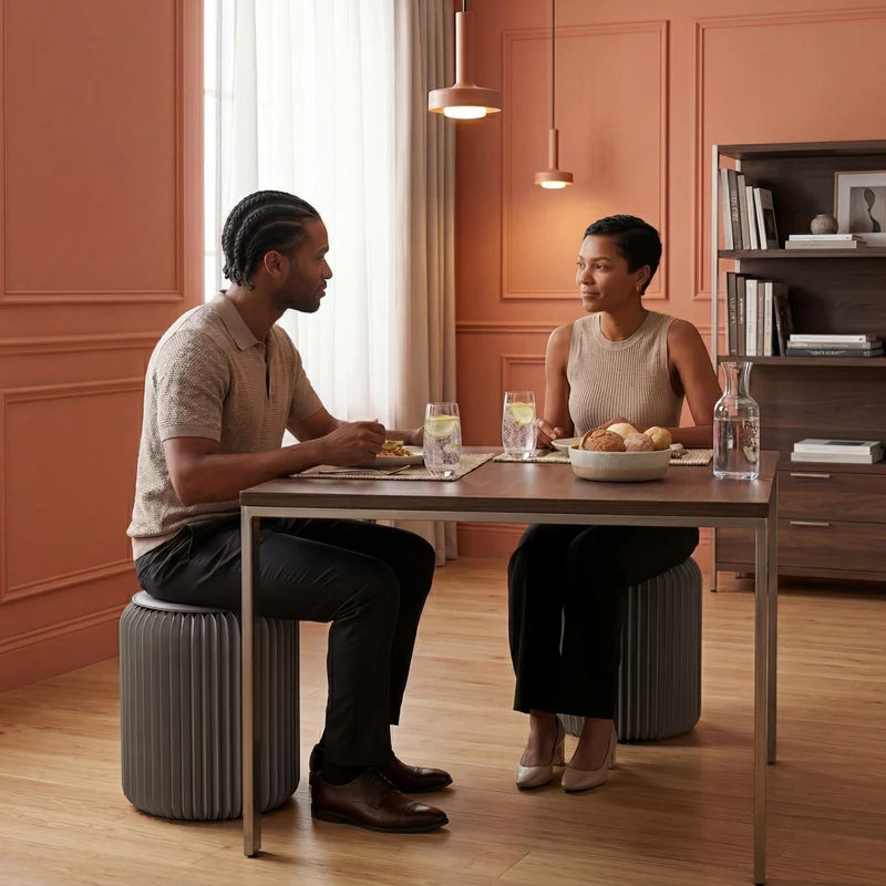 Tabouret pliable, Léon