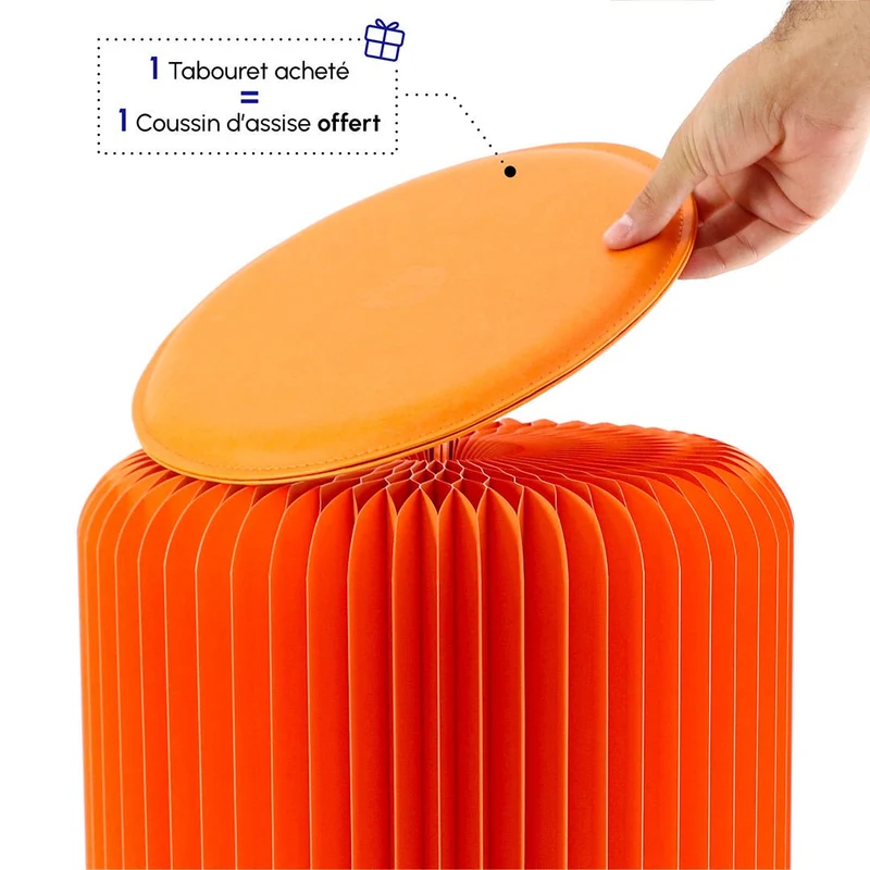 Tabouret pliable, Léon