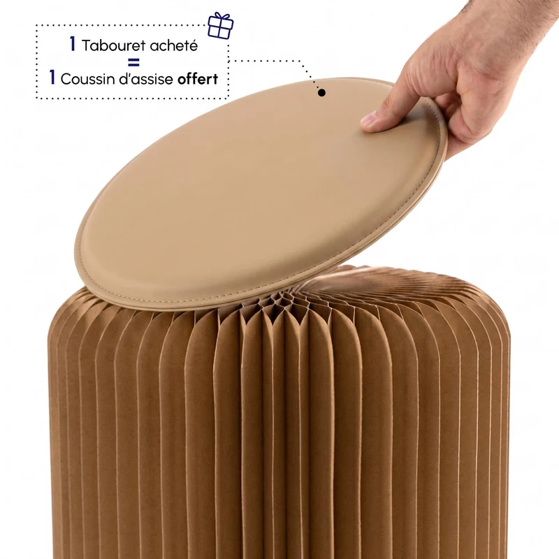 Tabouret pliable, Léon