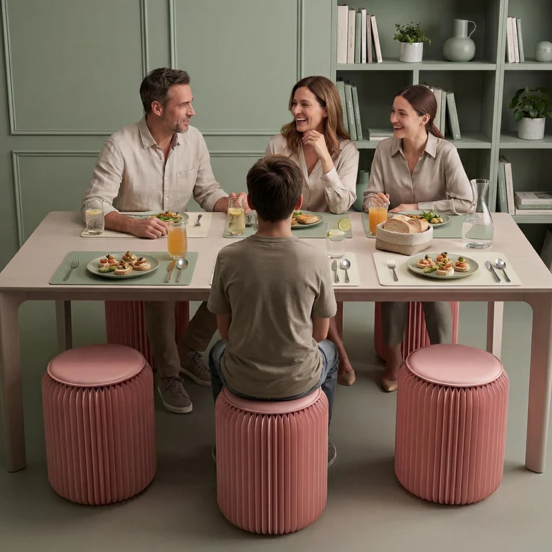 Tabouret pliable, Léon