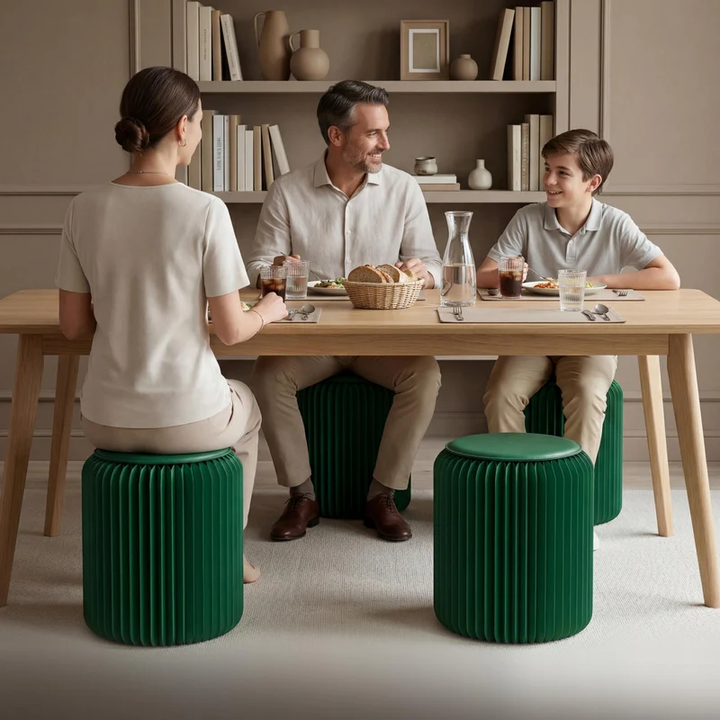 Tabouret pliable, Léon