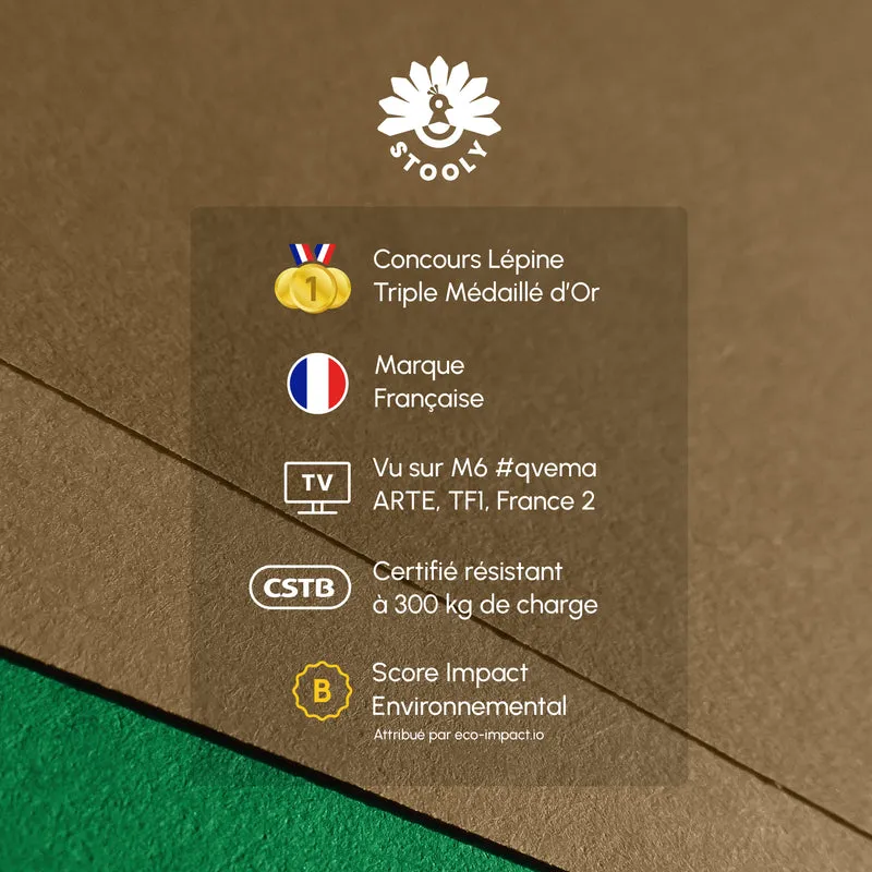 Tabouret pliable, Léon