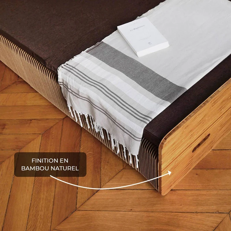 Lit pliable - Sommier avec matelas, Jules