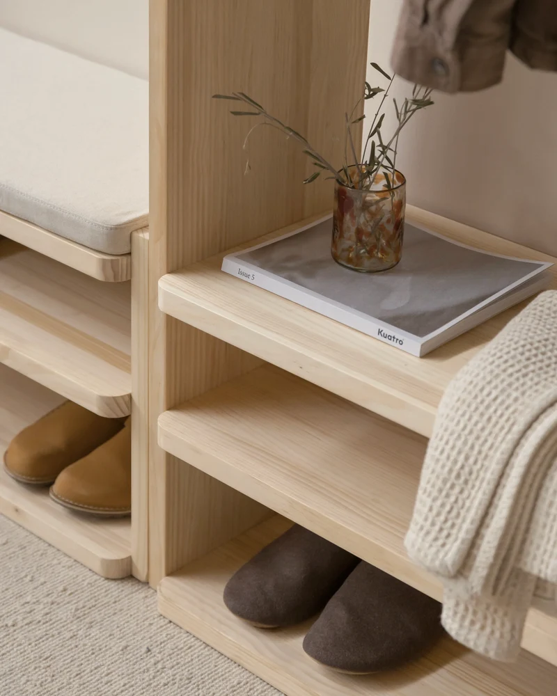 Mariola coat rack and shoe rack