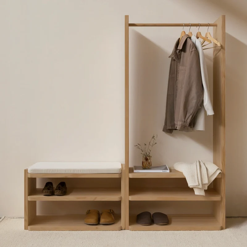 Mariola coat rack and shoe rack