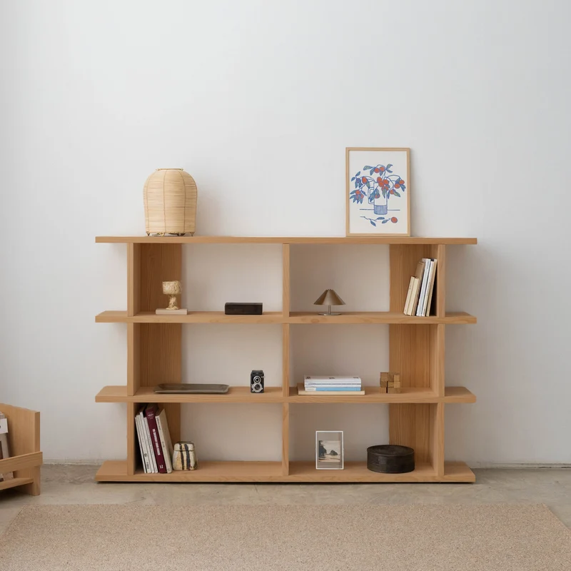 Montgó solid wood bookcase 180 x 115.2 cm